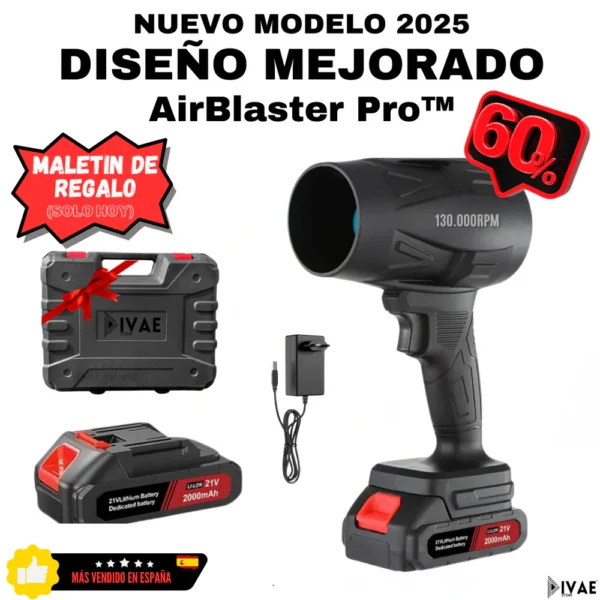 AirBlaster Pro™ + Batería + Maletín de REGALO