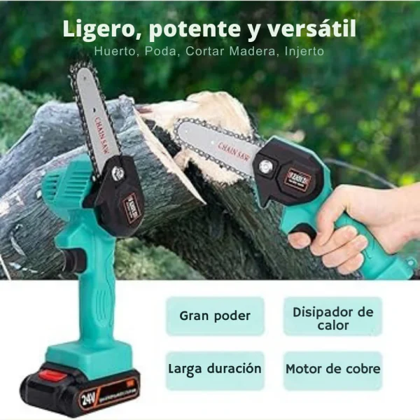 ELECTRIC MINI CHAINSAW 48V - Imagen 4